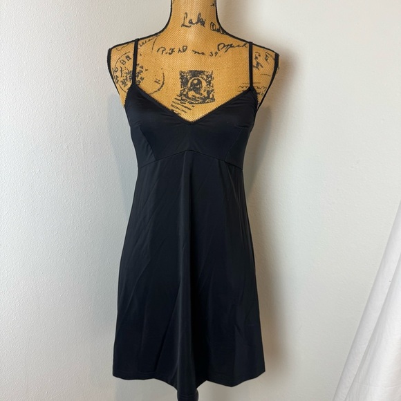 ZIMMERMANN spliced mesh long sleeve mini dress black with slip and belt - Picture 11 of 14